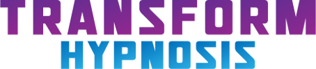 Transform Hypnosis logo in purple and blue