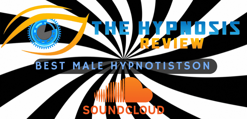Hypnosis Spiral The Hypnosis Review Eye Logo and Text Best Male Hypnotists on SoundCloud Logo